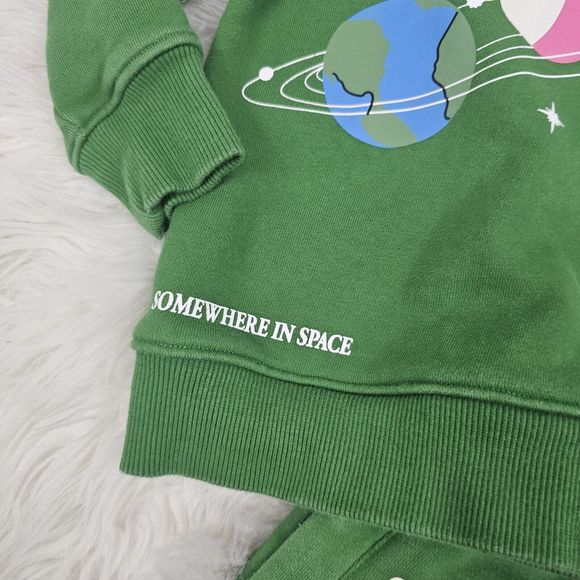 Billionaire Boys Club Green Orange Boys Size 2T Sweatshirt Joggers The Future Is - Picture 3 of 15